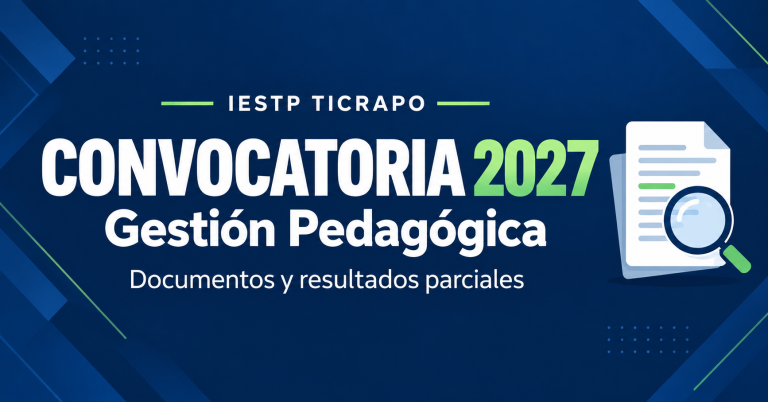 Convocatoria 2027 para encargatura de puestos y funciones de gestión pedagógica